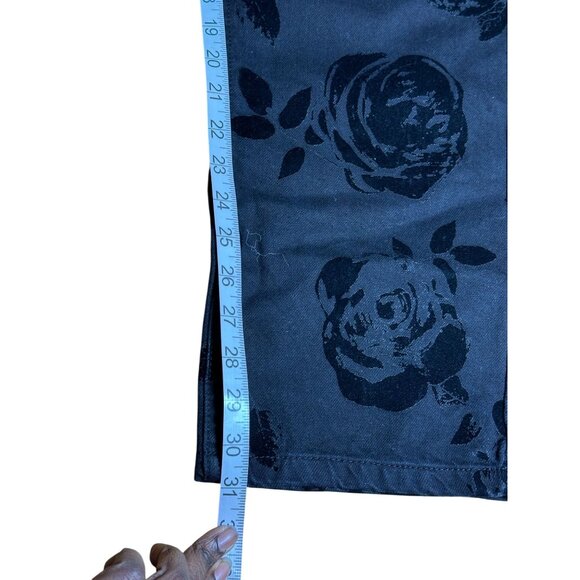 Wild Fable Womens High-Rise Straight Jeans Floral Print Size 10 / 32" Inseam - Picture 10 of 11